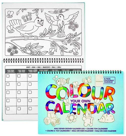 Poze Carte de colorat - Calendarul meu