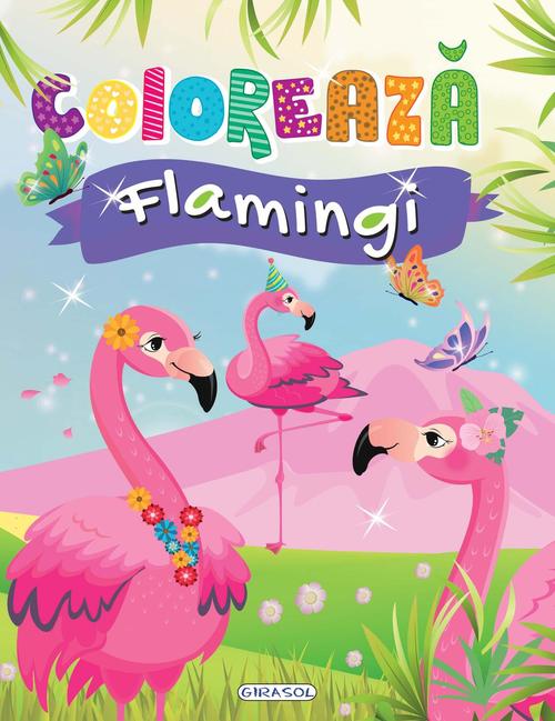 Poze Coloreaza - Flamingi