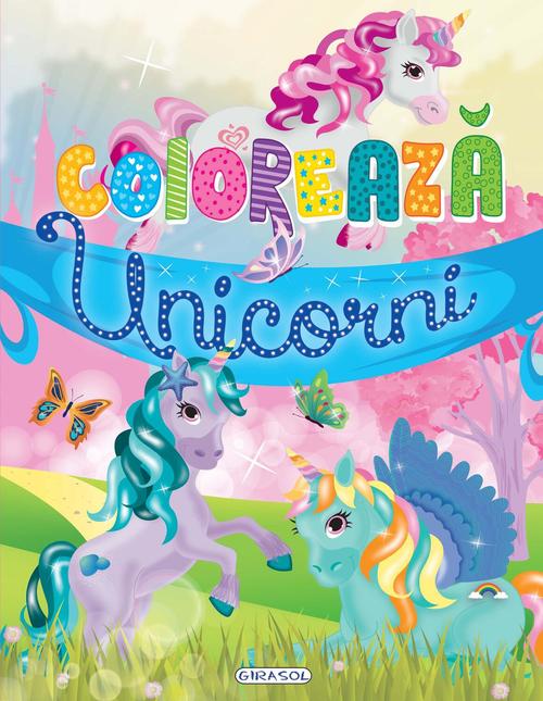Poze Coloreaza - Unicorni