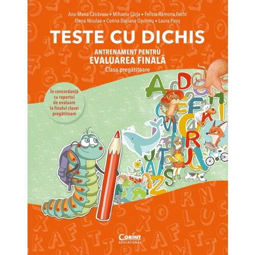 Poze TESTE CU DICHIS. ANTRENAMENT PENTRU EVALUAREA FINALA CLASA PREGATITOARE