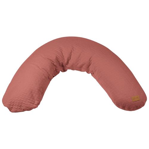 Poze Perna gravida Beaba Big Flopsy 170 cm Fleur de Coton Terracotta