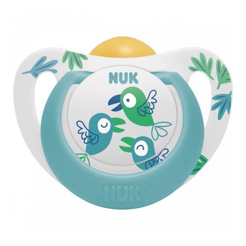 Poze Suzeta Nuk Star Latex 6-18 luni Bleu