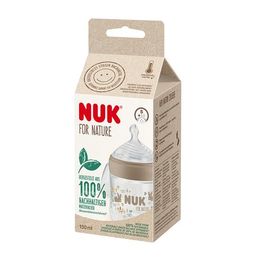 Poze Biberon Nuk for Nature PP 260 ml, Control Temperatura, Tetina Silicon M, Crem