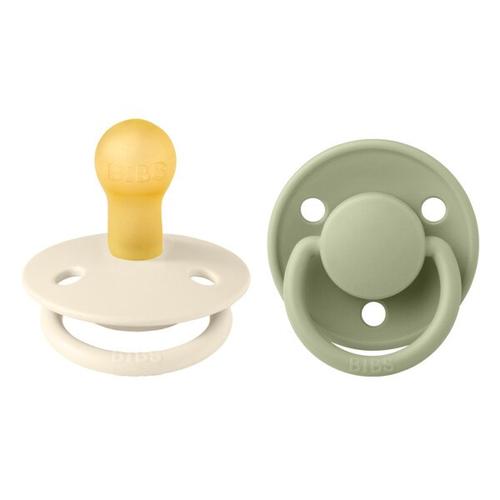 Poze Set 2 Suzete De Lux Latex, Tetina Rotunda, 0 Luni +