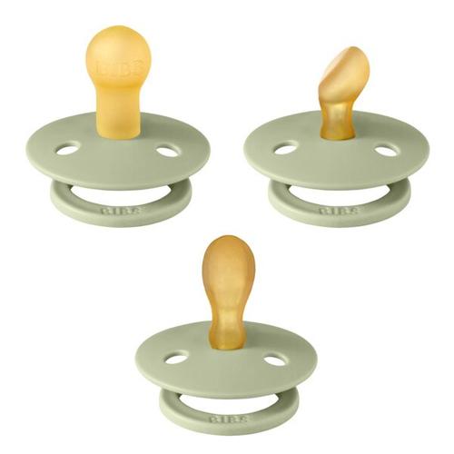 Poze Set 3 Suzete Colour Latex, Tetina Rotunda, Simetrica & Anatomica 0 Luni +