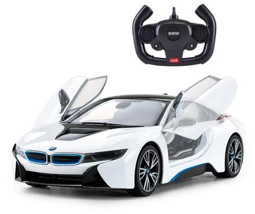 Poze Masinuta cu telecomanda, Rastar, BMW i8, 1:14, Alb