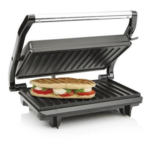 Sandwich-maker Grill Panini Tristar GR-2650, 700 W, Placi nonaderente, Dimensiune 22.5 x 14 cm, Negru