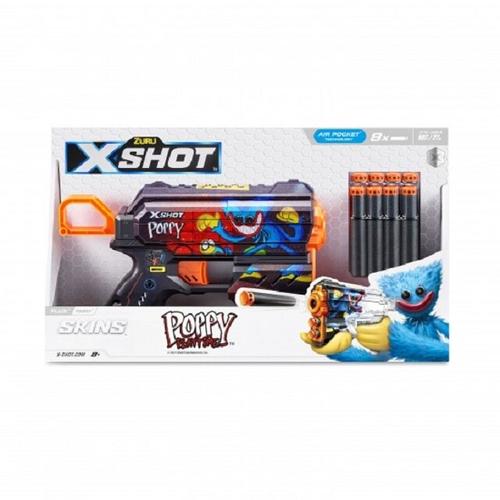 Poze Arma de jucarie X−Shot Skins Flux, 8 cartuse, Poppy Playtime, S1, Zuru, Toony