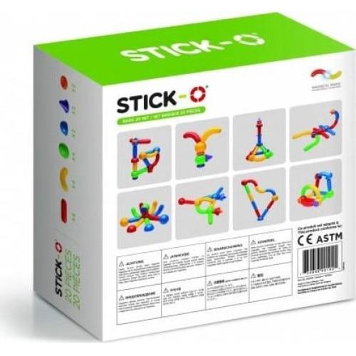 Poze Set 20 piese constructie, Magformers, Cu magnet, Multicolor