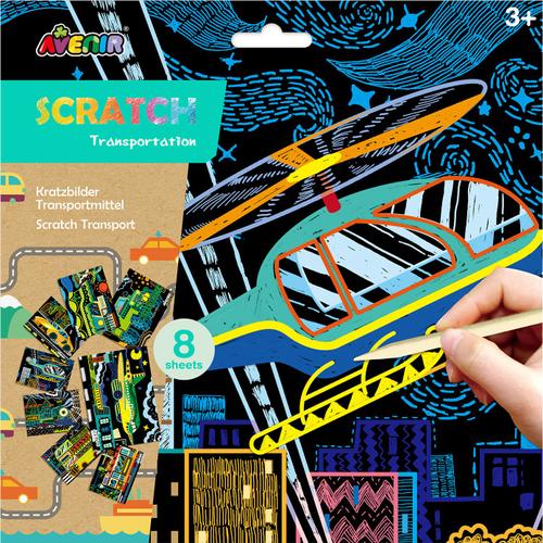 Poze Set de razuit - Vehicule Transport, carton, Avenir, 3 ani+