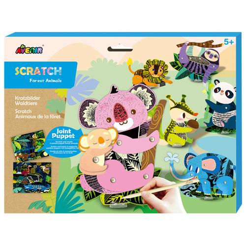 Poze Set creativ de razuit - Animale de padure in miscare