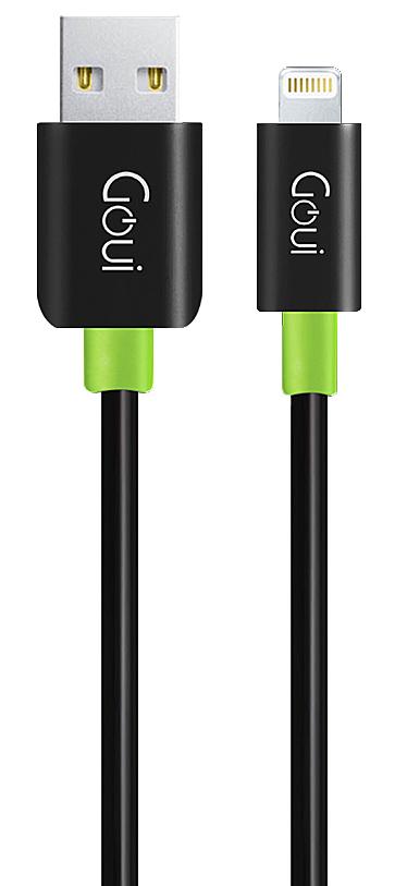 Cablu Date si Incarcare USB-A - Lightning Goui Classic, 18W, 1m, Negru G-LC8PIN-02BK-CL
