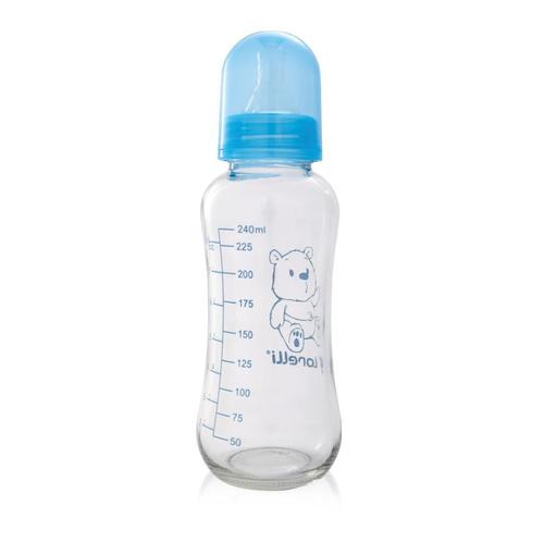 Poze Biberon din sticla cu capac Lorelli, 240 ml, Blue
