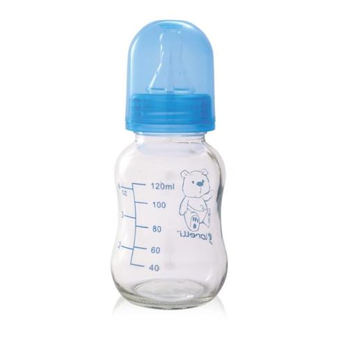 Poze Biberon din sticla cu capac Lorelli, 120 ml, Blue