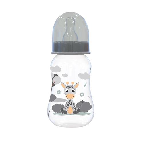 Poze Biberon cu capac Lorelli, 0 luni+, 125 ml, Ice Grey
