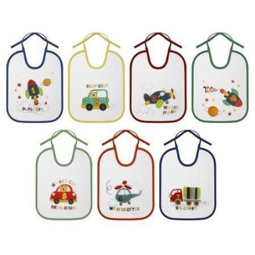 Poze Set 7 bavete zilele saptamanii, Lorelli, big, bumbac, inchidere cu snur, Boy
