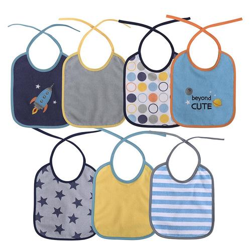 Poze Set 7 bavete bumbac si peva, Lorelli, 23 X 20 cm, inchidere cu snur