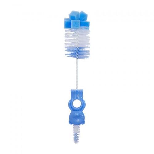 Poze Perie de curatat biberoane Lorelli, tetine si cani, Bear, Blue