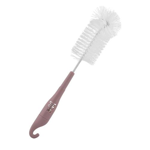 Poze Perie de curatat biberoane Lorelli, tetine si cani, 28 cm, patrunde in spatiile greu accesibile, Plastic, B1896, Blush Pink