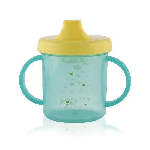 Poze Cana cu manere, valva anticurgere, 12 luni+, 210 ml, Green