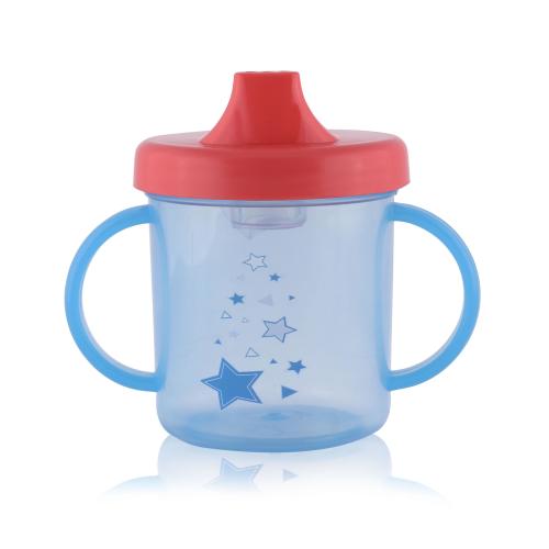 Poze Cana cu manere, valva anticurgere, 12 luni+, 210 ml, Blue