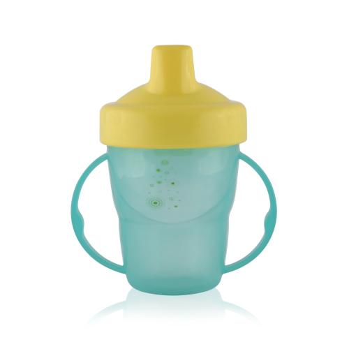 Poze Pahar cu manere si cioc, valva anticurgere, 12 luni+, 210 ml, Green