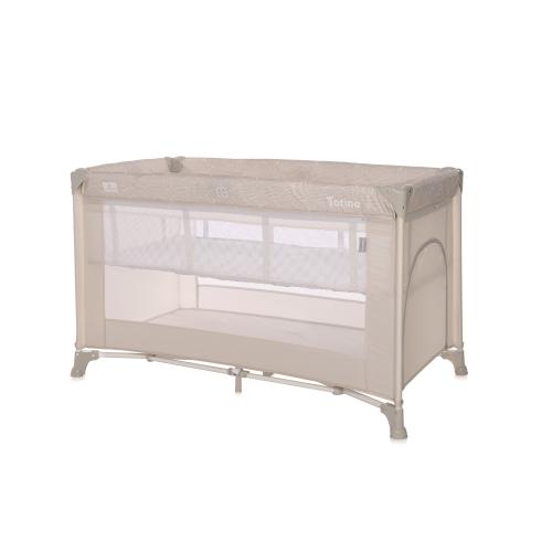 Poze Patut pliabil Lorelli, Torino, 2 nivele, Fog Striped Elements