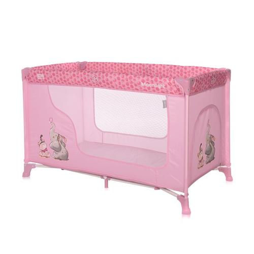 Poze Patut pliabil Lorelli, Moonlight, 1 nivel, Mellow Rose Fellows