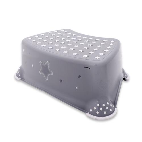 Poze Inaltator baie antiderapant Lorelli, 40,5 x 29 x 14 cm, Stars Grey