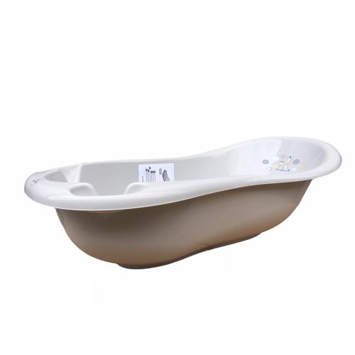 Poze Cadita bebe Lorelli, 100 x 51 x 31 cm, cu dop de scurgere si baza antialunecare, Zebra Grey