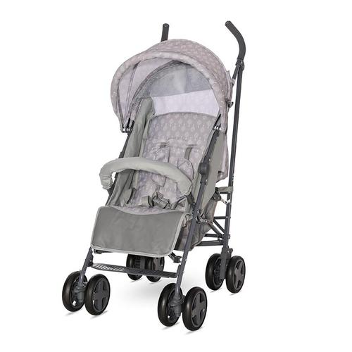 Poze Carucior sport Lorelli Ida, suport picioare, spatar si copertina reglabile, prindere centura in 5 puncte, material impermeabil, suspensie individuala, Grey Trees