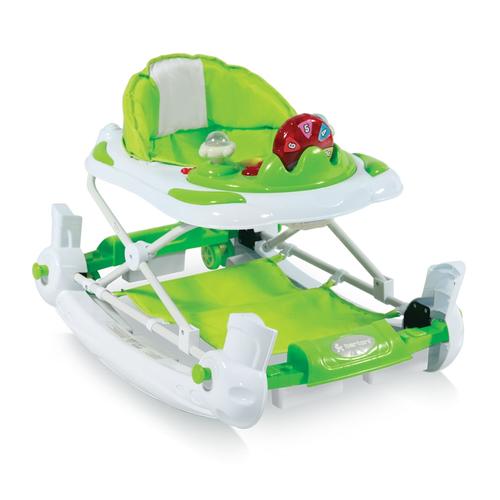 Poze Premergator leagan School Lorelli, cu eurobaza, Verde, 65 x 72 x 50 cm