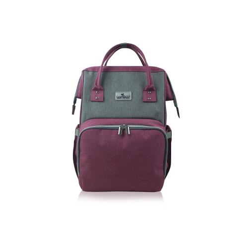 Poze Rucsac accesorii bebelusi Lorelli Tina, multiple compartimente, Pink si Grey