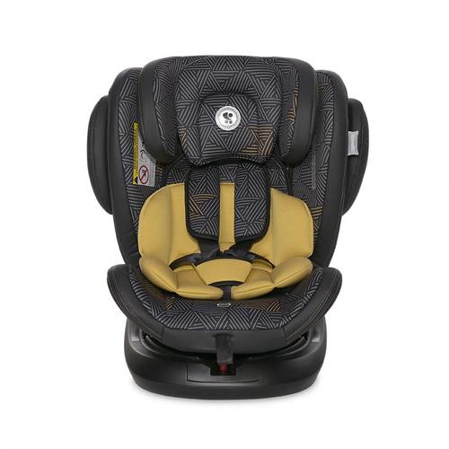 Poze Scaun auto Lorelli Aviator, Isofix, 0-36 Kg, rotativ 360 grade, suport moale spate si sezut, perna lombara, tetiera reglabila, Lemon Green