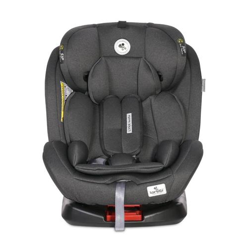 Poze Scaun auto Lynx Isofix, 0-36 kg, Rotativ 360 Grade, Sistem de Blocare, Centura cu 5 puncte de prindere, 11 pozitii de inaltime Grupa 0+/1/2/3, 0-12 ani, Black Graphite