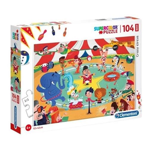 Poze Puzzle supercolor Crazy Circus, 104 piese