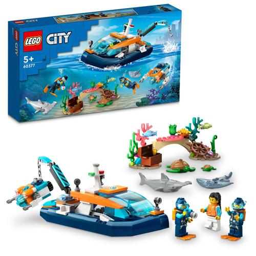 Poze LEGO® City - Barca pentru scufundari de explorare 60377, 182 piese