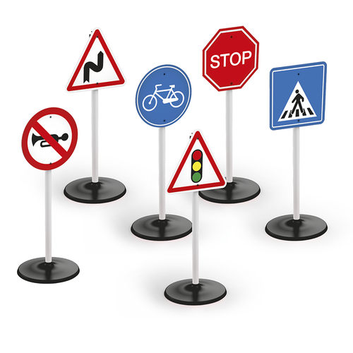 Poze Set semne de circulatie mari, 6 piese