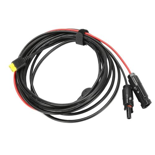 Cablu EcoFlow MC4 la XT60 pentru conectare Panouri Solare, 5m (Negru)