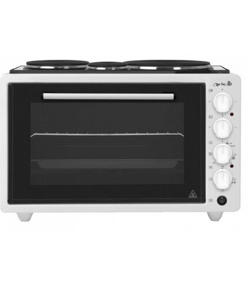 Cuptor electric Arielli AO-3642W, Putere 1300 W, Capacitate 42 l, 2 plite electrice, Dezghetare, Timer, Grill (Alb)