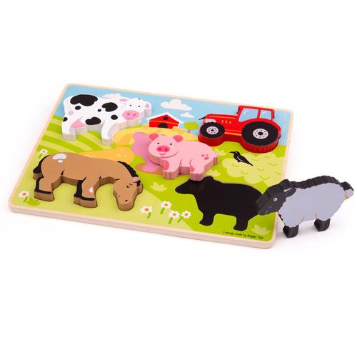 Poze Puzzle din lemn - In ograda