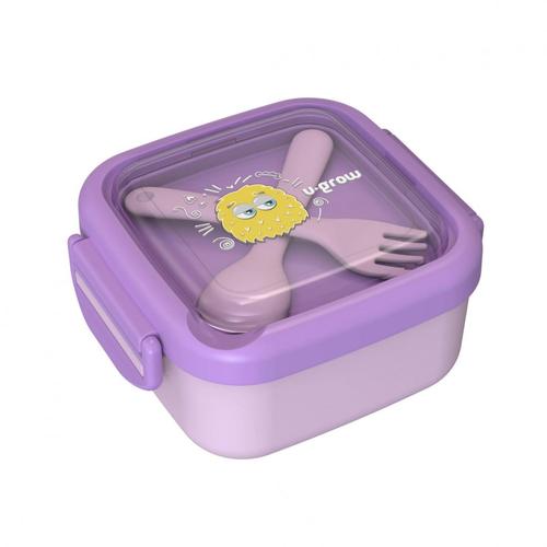 Poze Caserola 2in 1 cu lingurita si furculita U-Grow A-1415PK, Mov