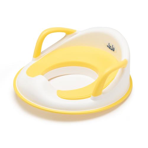 Poze Reductor toaleta wc copii Juju TinyTush, 2-6 ani, portabil, cu manere, agatatoare pentru depozitare usoara, suprafata de siguranta antialunecare, Galben