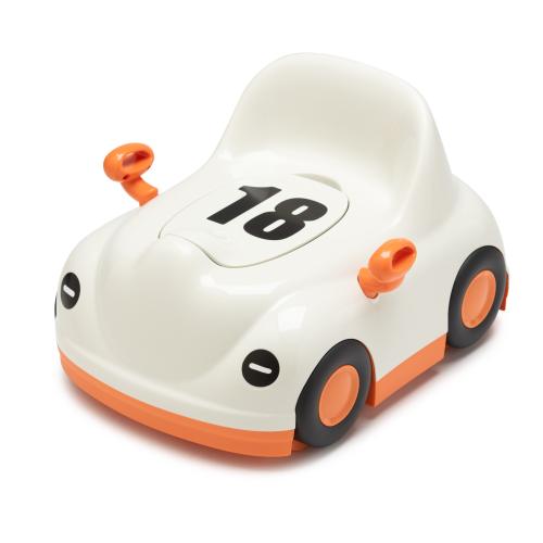 Poze Olita pentru copii Juju SpeedyPotty, +1an, model masinuta cu capac, vas detasabil, Alb