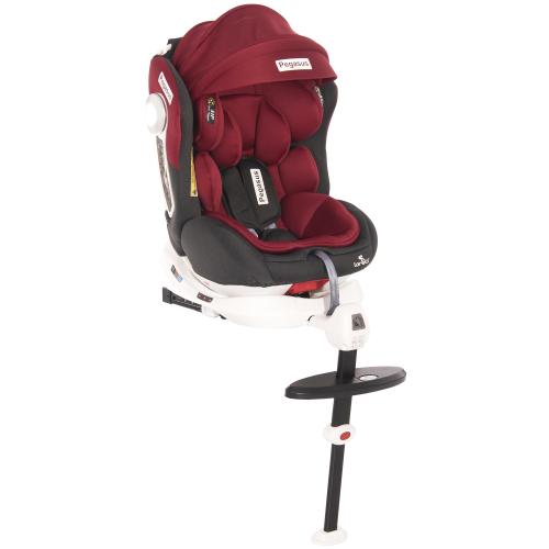 Poze Scaun auto ISOFIX Lorelli Pegasus Red & Black, 0-36 kg, rotativ 360 grade, Rosu