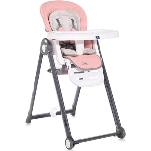 Poze Scaun de masa Lorelli Party Blossom Leather, reglabil, cadru aluminiu, Roz