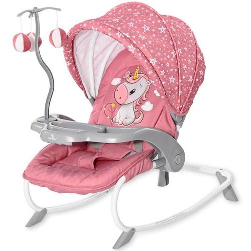 Poze Fotoliu balansoar Lorelli Dream Time, Rose Velvet Unicorn, colectie 2021