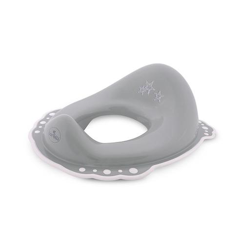 Poze Reductor anatomic de toaleta LORELLI Little Stars Grey, greutate maxima 30 kg, picioruse silicon, structura anti-stropire