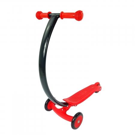 Trotineta Mix Max Curbat Tr01, Negru/Rosu