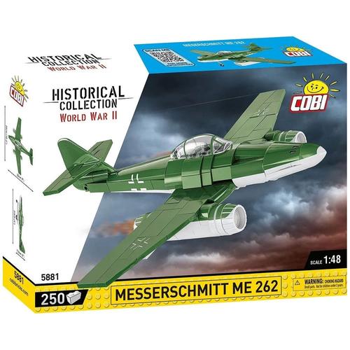 Poze Set de Construit Cobi Messerschmitt ME26, 250 piese (Verde/Alb)